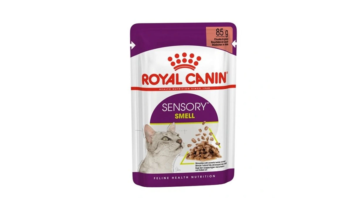 پوچ گربه سنسوری حساس به بو 85 گرمی Royal canin sensory smell